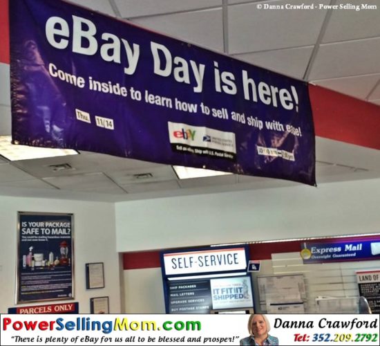 Danna Crawford eBay Power Seller United States Post Office Workshop USPS Banner 750x682