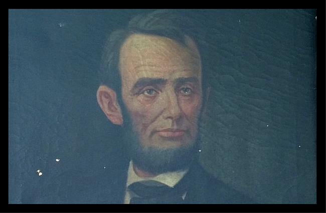 Abraham Lincoln Painting E Theo Mills eBay Consignment Danna Crawford 650x425
