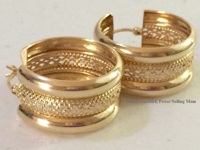 eBay Consignment Wright Estate 585K Gold Earrings Danna Crawford eBay Consignment Wright Estate 585K Gold Earrings Danna Crawford 700x500