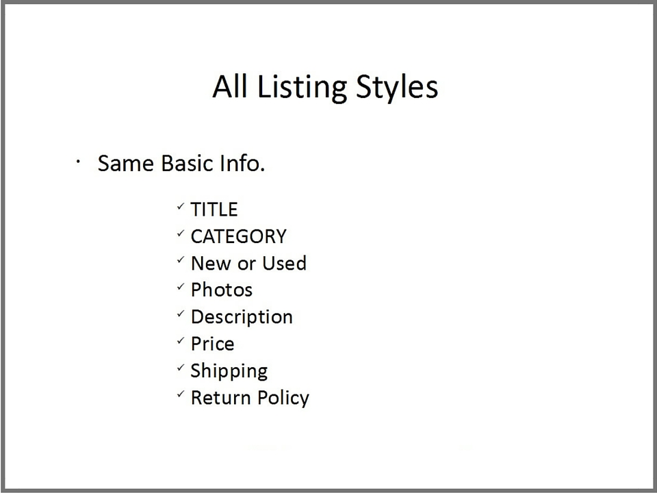 All Item Listing Styles Checklist Listing On eBay Training 960x720