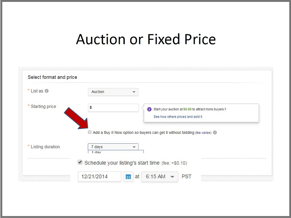 Auction vs Fixed Price Listing On eBay Training 960x720