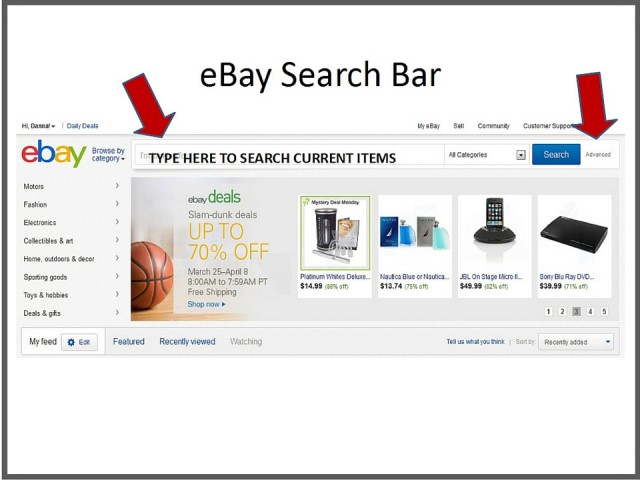 my ebay listings are not showing up
