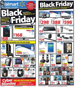 Black Friday Cyber Monday Walmart Flyer 300x349