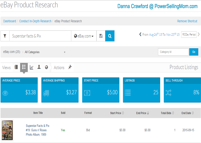 How to make money on eBay by selling old magazines Danna Crawford