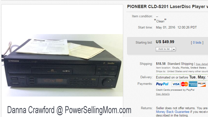 Pioneer laserdisc player