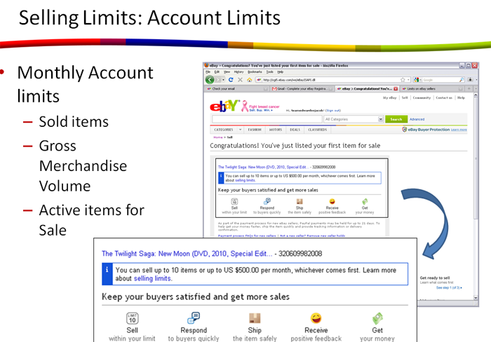 Selling Limits & Payment Holds