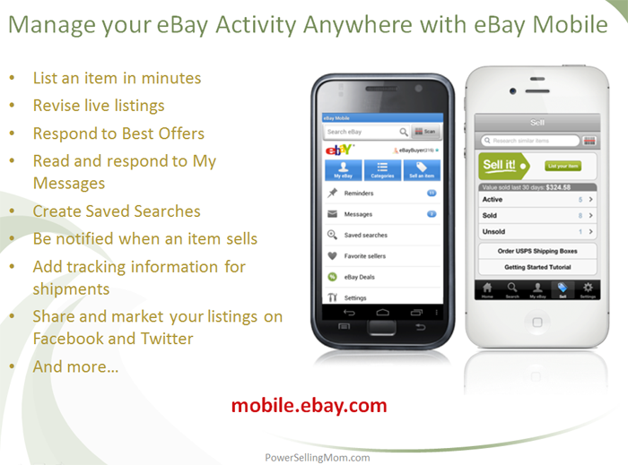 ebay mobile managment