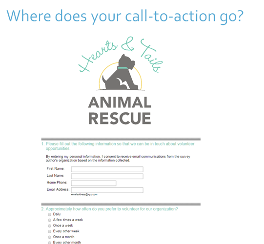 email marketing call to action