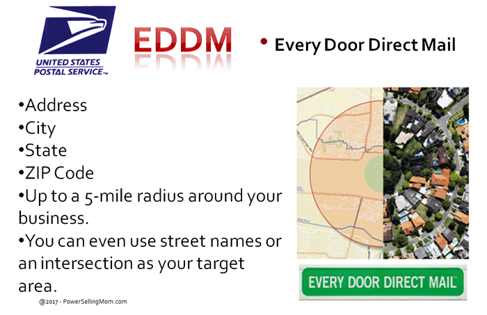 every door direct mail for marketing events