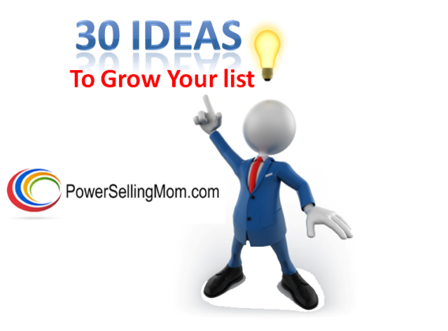 30 Ways to Grow Your List list building