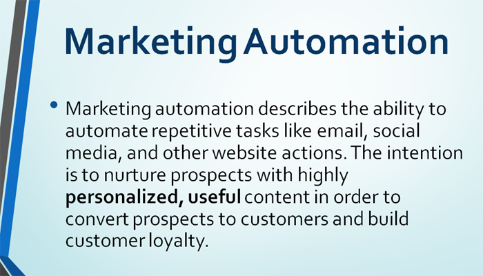 what is marketing automation?