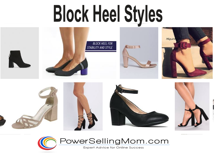 ebay block heels
