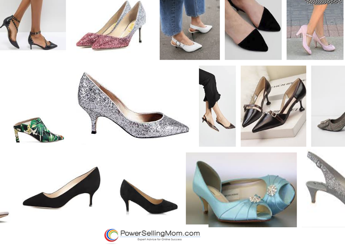 kitten heels selling on ebay