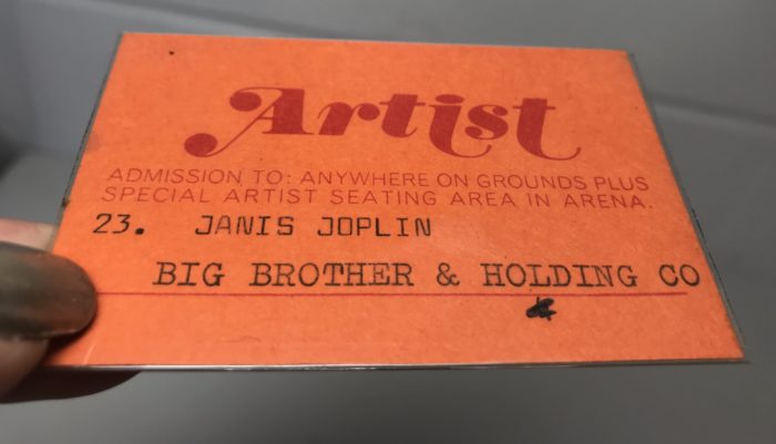 artist janis joplin badge