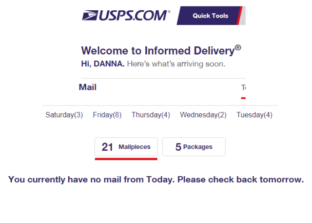 USPS Informed Delivery® for eBay Buyers, Sellers and Consumers | Danna