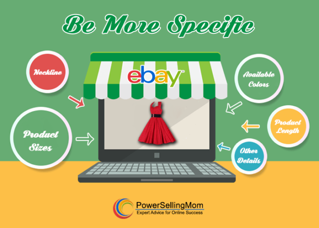 More Specific ebay item specifics
