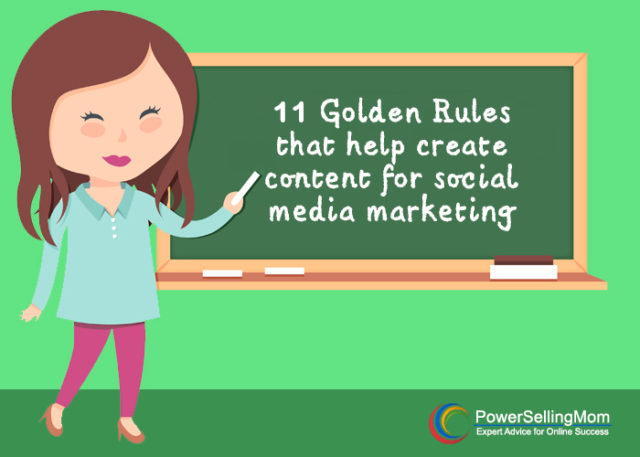 11 golden rules for content social media marketing