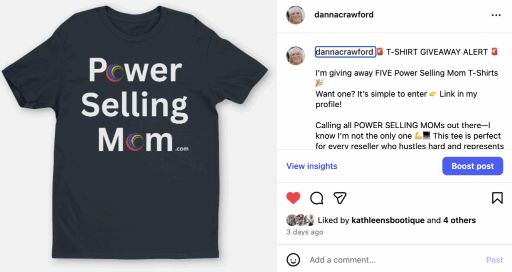  T-shirt give-a-way