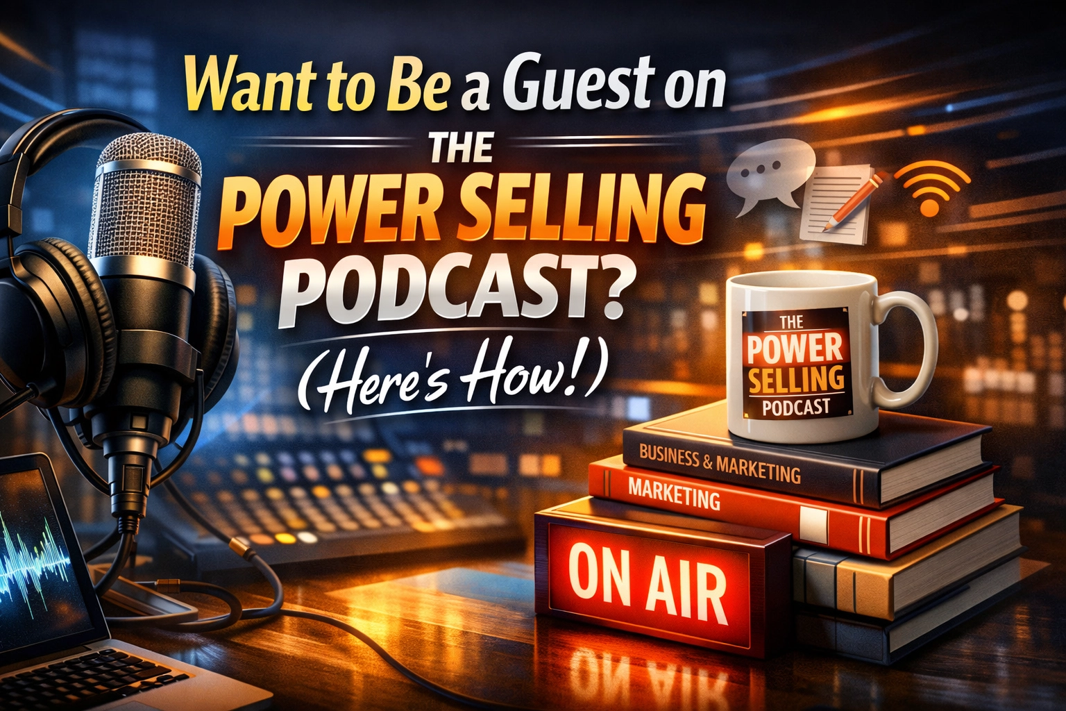 Want to Be a Guest on The Power Selling Podcast? (Here’s How!)